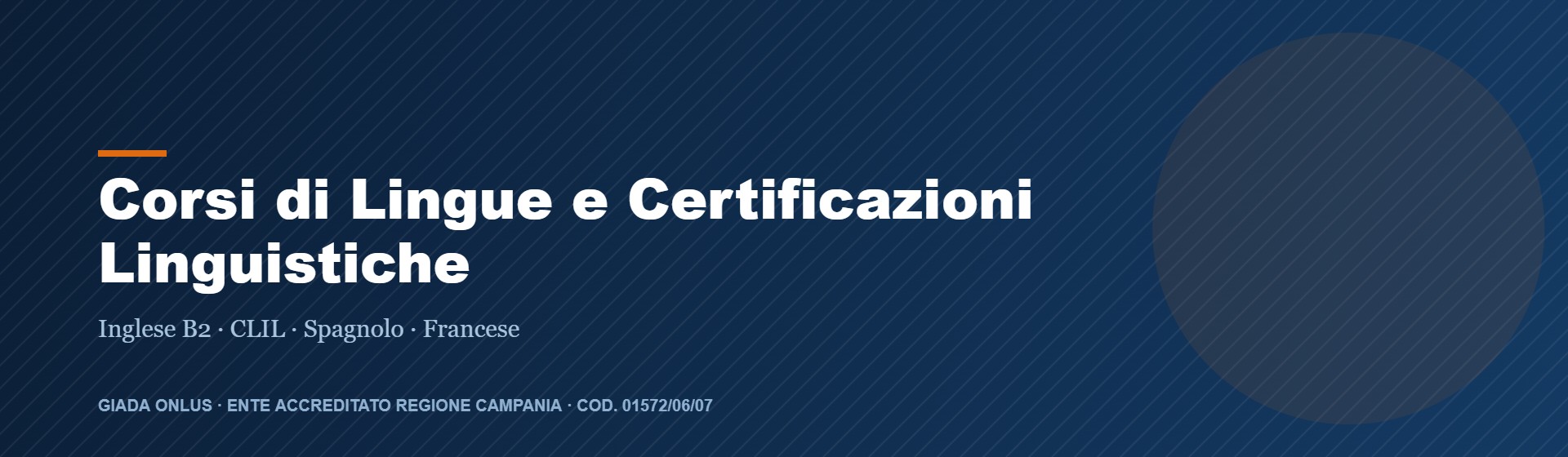Corsi di lingue e certificazioni linguistiche — Giada Onlus