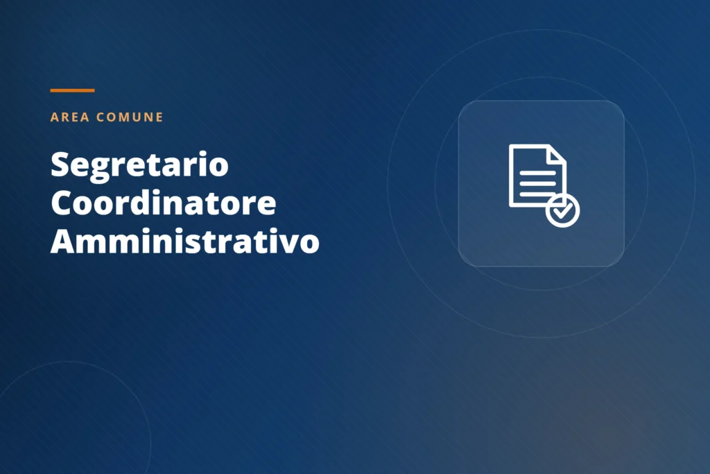 Segretario-Coordinatore amministrativo